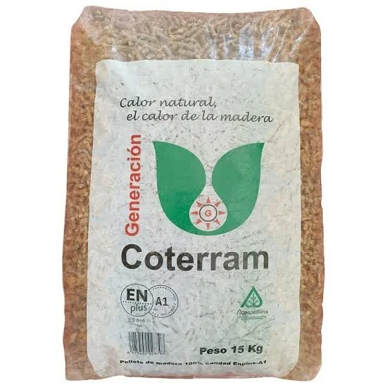 kjhgfhjkljhgf Coterram Generación Pellets – Lote de 100 Sacos para Calefacción Eficiente - Imagen 1